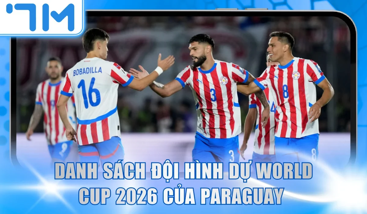 Cập nhật danh sách đội hình dự World Cup 2026 của Paraguay 